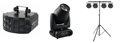 LED-Scheinwerfer mit farbigem Licht